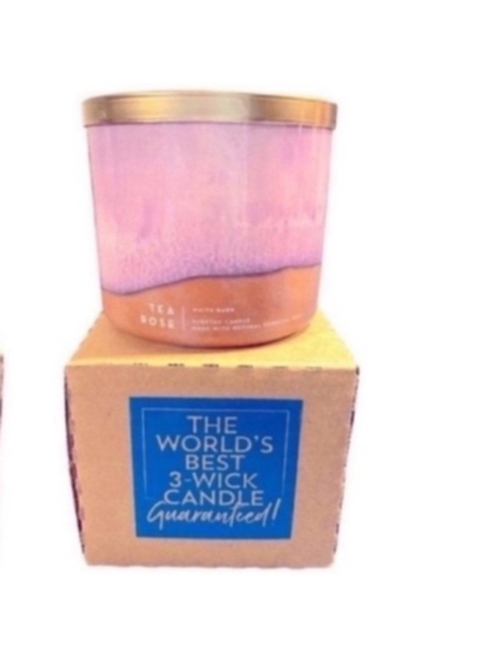 Tea Rose Candle - Picture 2 of 2